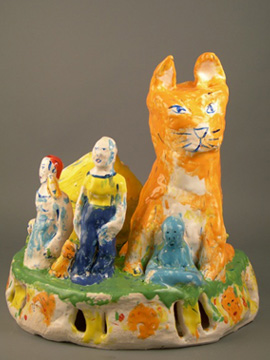 Orange Cat Figures