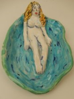 Woman in Water Plate